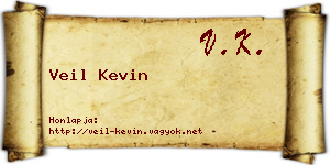 Veil Kevin névjegykártya